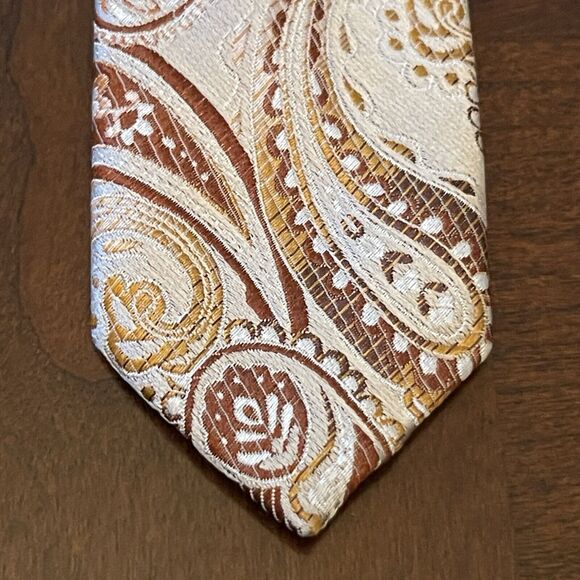 The Big Knot By Steven Land 100% Silk Hand Made In China Long - Picture 7 of 10